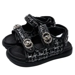 GIGI TWEED DAD SANDALS