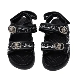GIGI TWEED DAD SANDALS