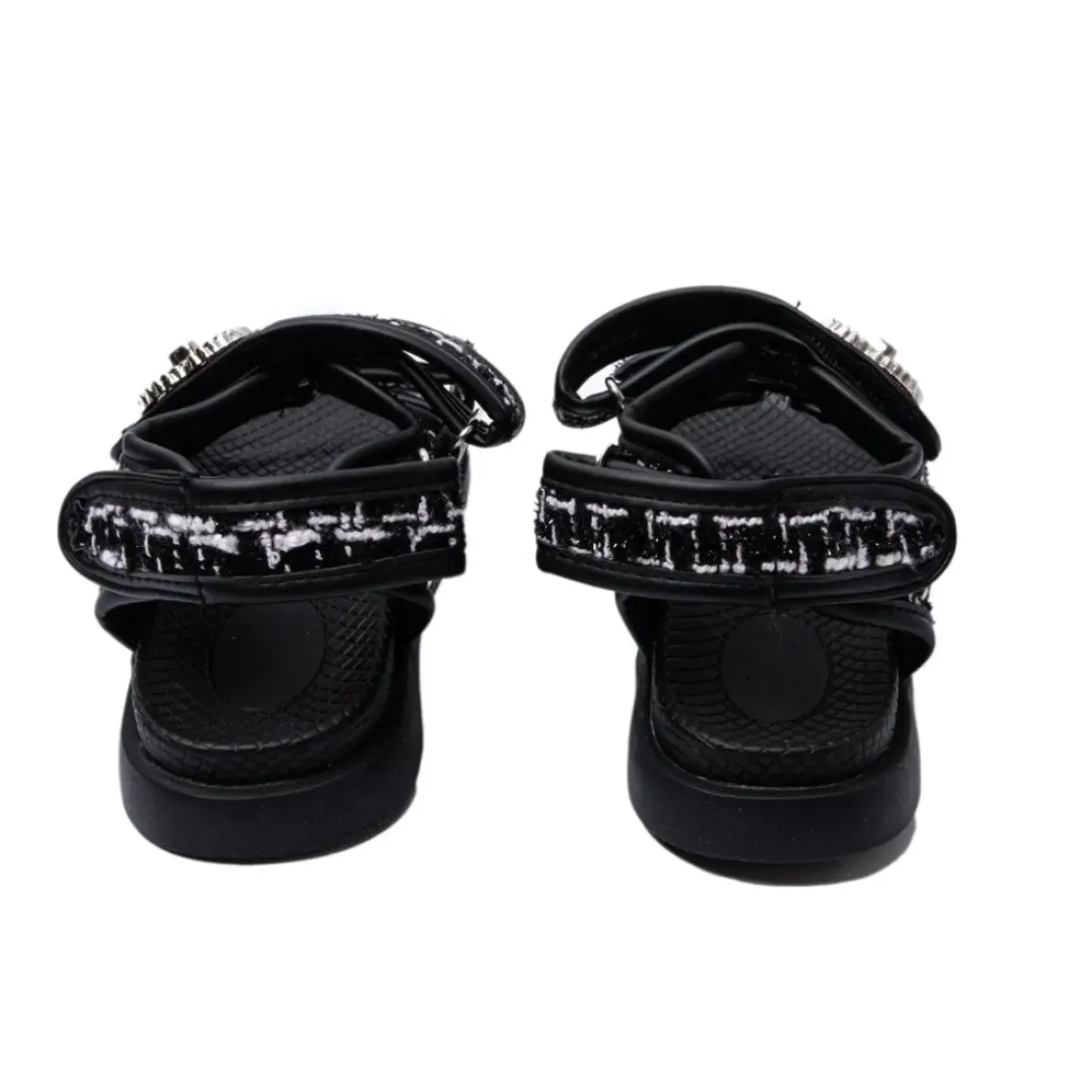 GIGI TWEED DAD SANDALS