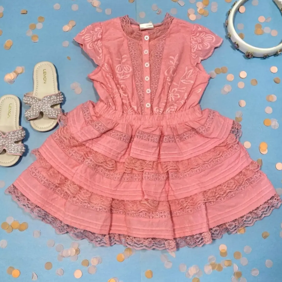 GINA EMBROIDERED DRESS