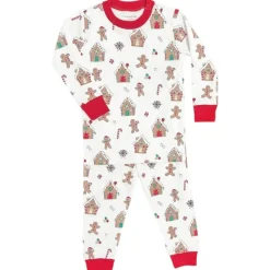 GINGERBREAD WORLD TWO PIECE PJS (UNISEX)
