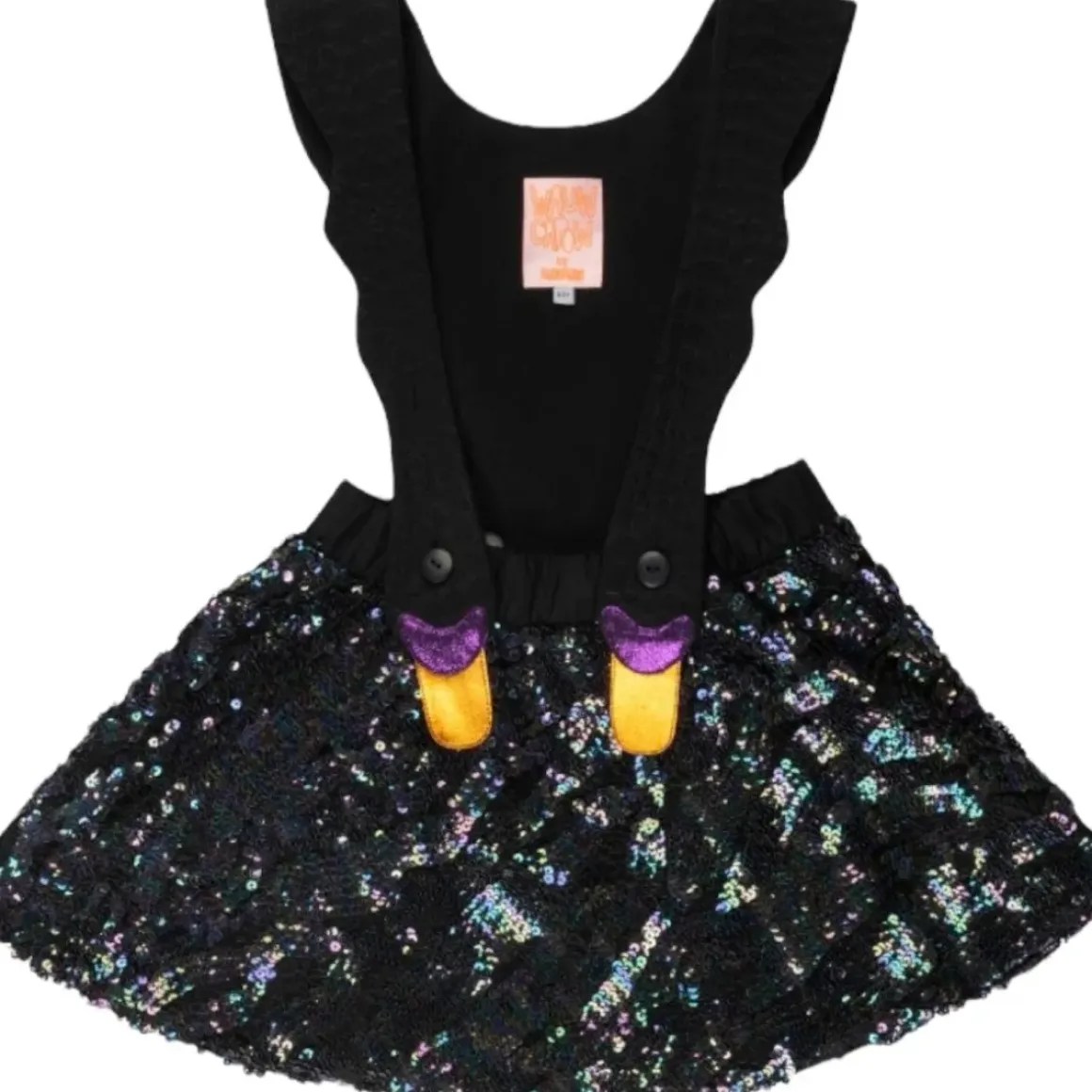GLITTER BIRD DRESS