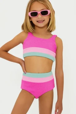 GLITTER BLOSSOM LITTLE MACKENZIE & HEDIE TWO PIECE BIKINI SET