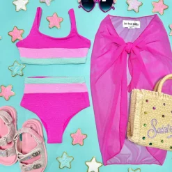 GLITTER BLOSSOM LITTLE MACKENZIE & HEDIE TWO PIECE BIKINI SET