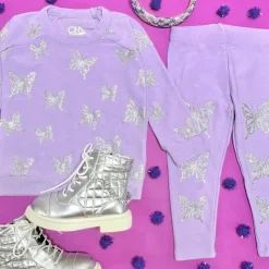 GLITTER BUTTERFLIES LEGGINGS