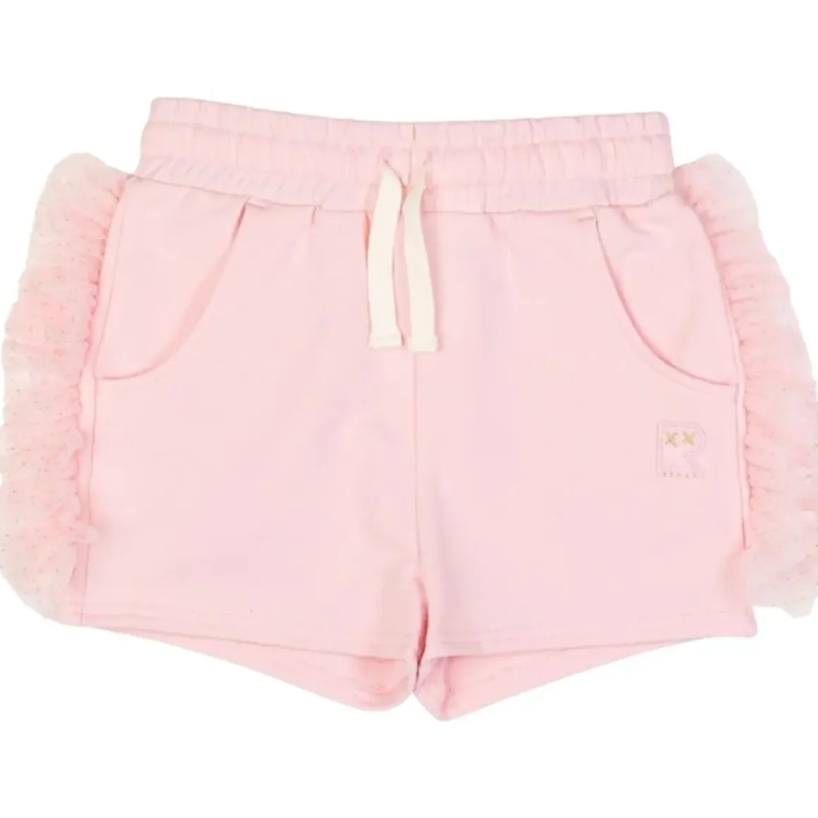 GLITTER RUFFLE SHORTS