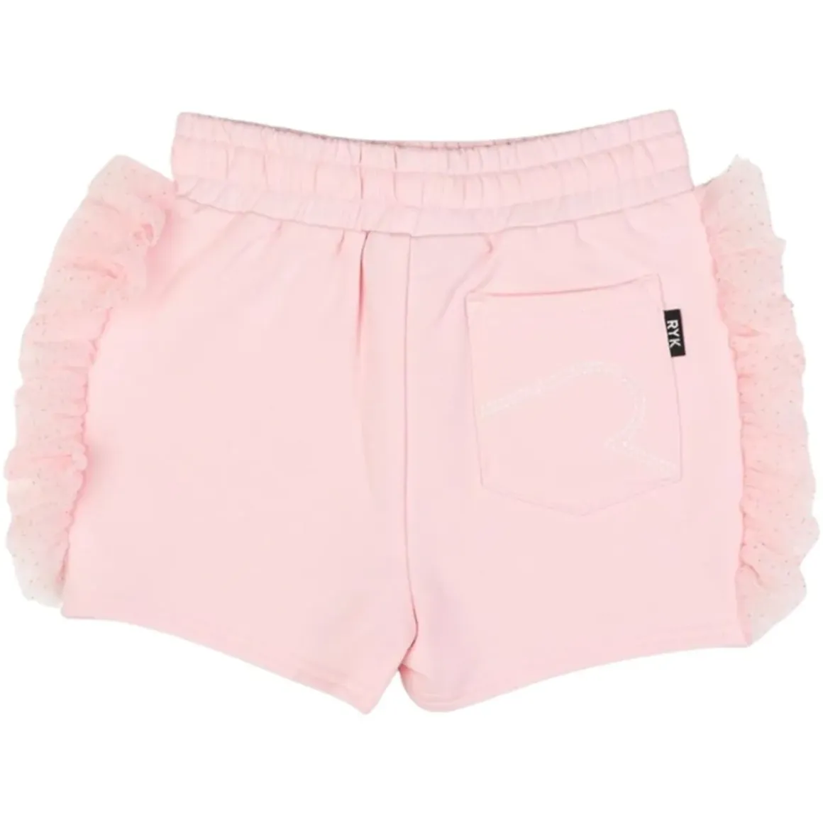 GLITTER RUFFLE SHORTS