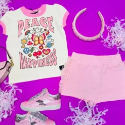 GLITTER RUFFLE SHORTS