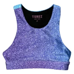 GLITTER UNICORN SPORTS BRA