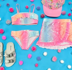 GRADIENT SEQUIN TWO PIECE BIKINI