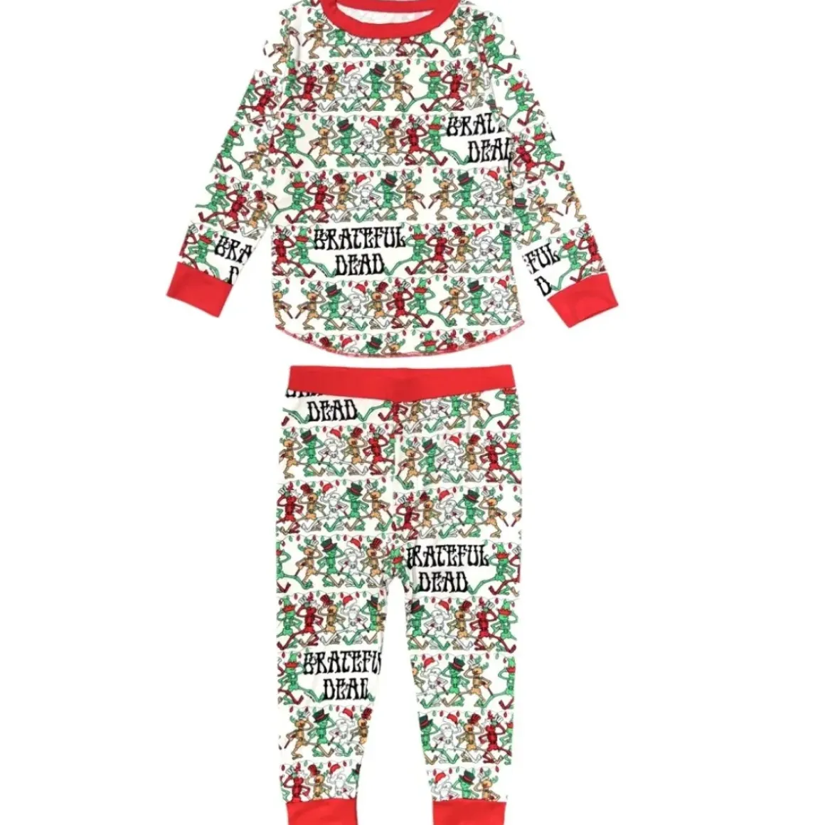 GRATEFUL DEAD CHRISTMAS TWO PIECE PJS (UNISEX)