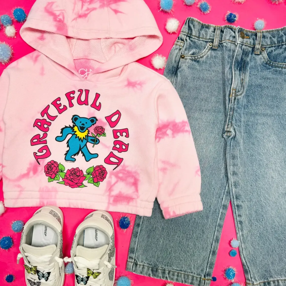 GRATEFUL DEAD TIE DYE HOODIE