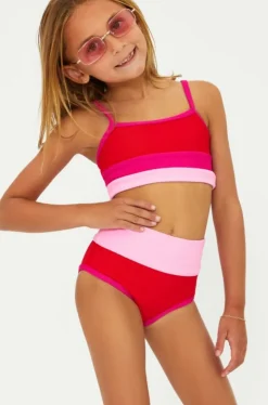 GUMDROP COLORBLOCK LITTLE EVA EMMA TWO PIECE BIKINI