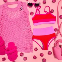 GUMDROP COLORBLOCK LITTLE EVA EMMA TWO PIECE BIKINI