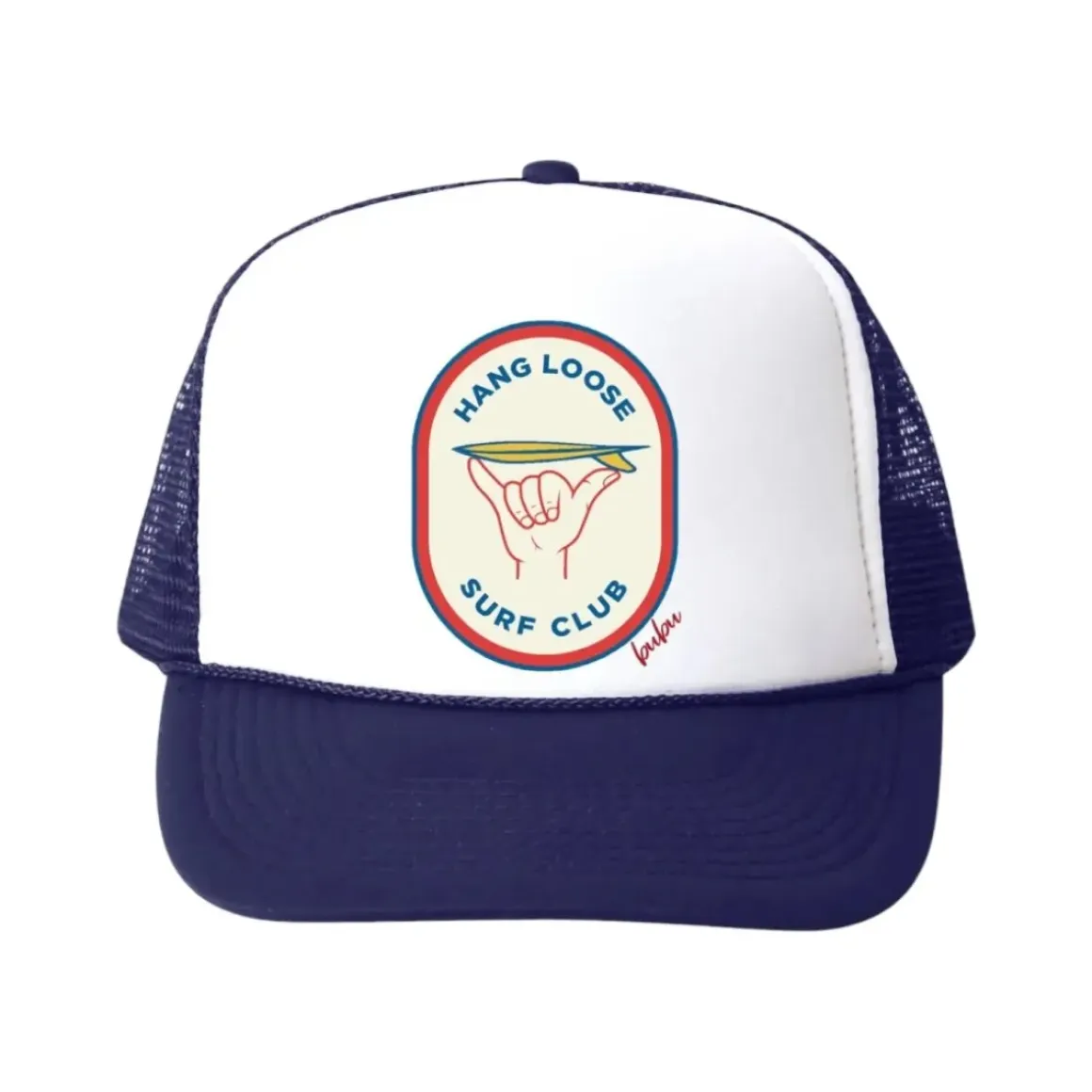 HANG LOOSE SURF CLUB TRUCKER HAT