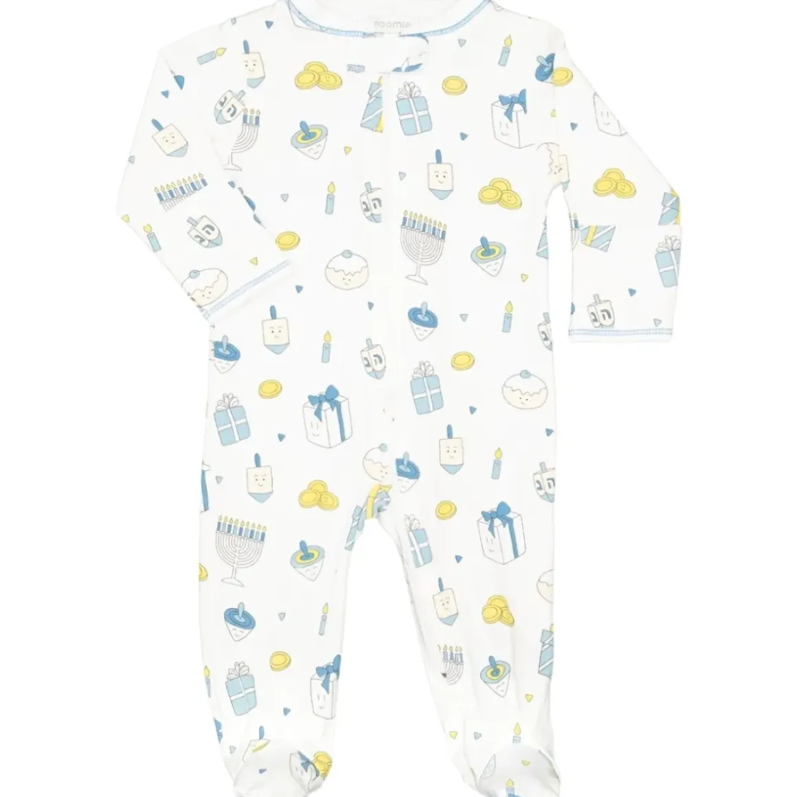 HANUKKAH ZIP FOOTIE (UNISEX)