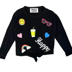 HAPPY ICONS LONG SLEEVE TSHIRT