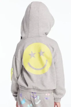 HAPPY PATCHES SMILEY HOODIE