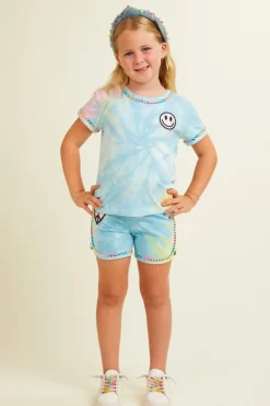 HAZEL TIE DYE TOP AND SHORTS SET