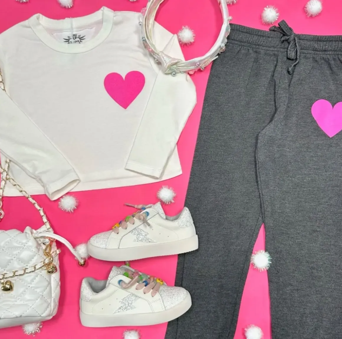 HEART LONG SLEEVE TSHIRT