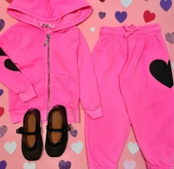 HEART ZIP UP HOODIE