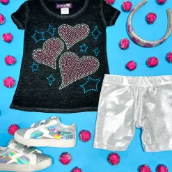 HEARTS AND STARS TSHIRT
