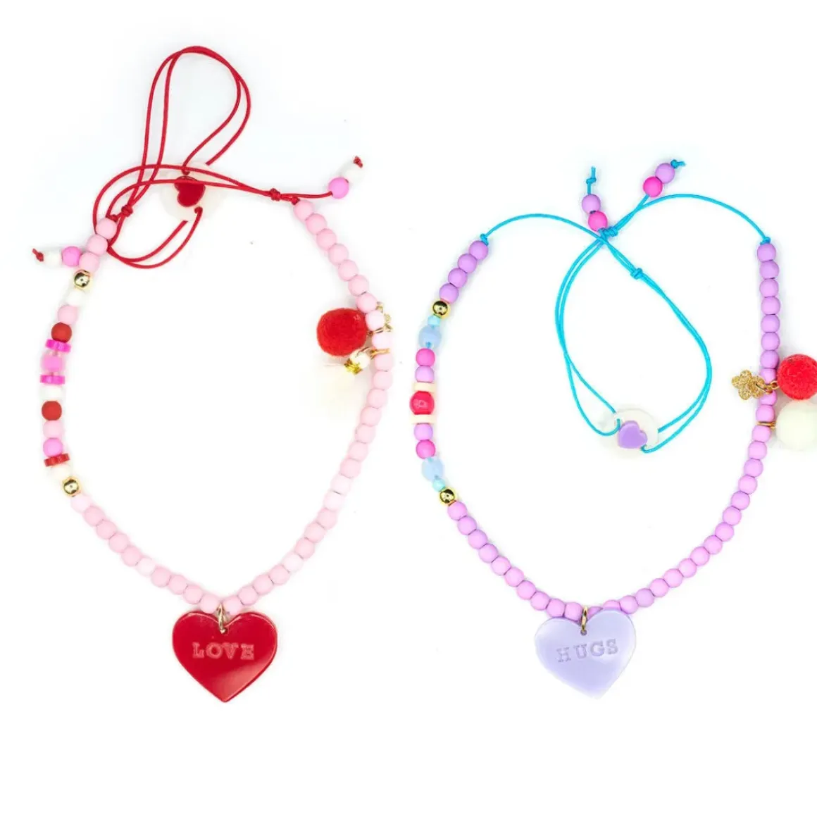 HEARTS NECKLACES SET OF 2