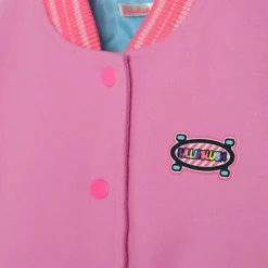HEARTS PLEATHER VARSITY JACKET
