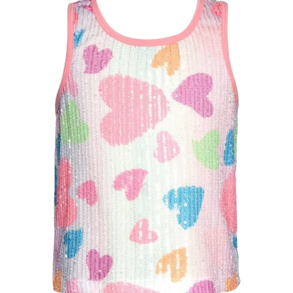 HEARTS SEQUIN TANK TOP
