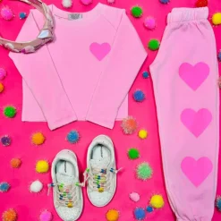 HEARTS SWEATPANTS