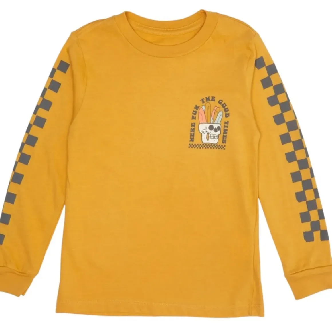 HERE FOR THE GOOD TIMES LONG SLEEVE TSHIRT