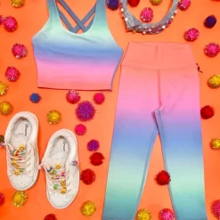 HIGH TIDE OMBRÉ LITTLE PEPPA LEGGINGS