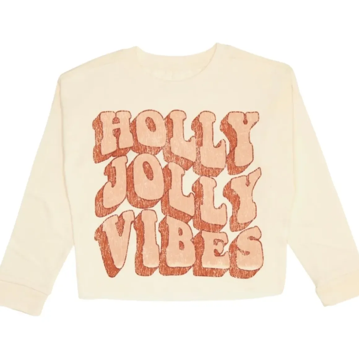 HOLLY JOLLY VIBES LONG SLEEVE TSHIRT