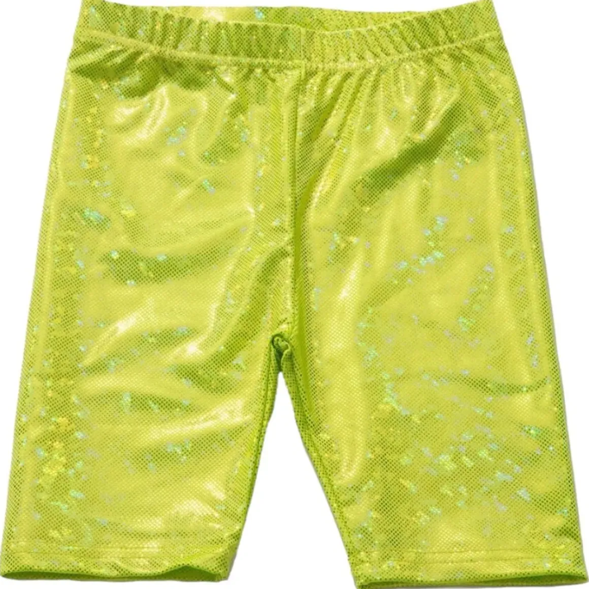 HOLOGRAPHIC BIKER SHORTS