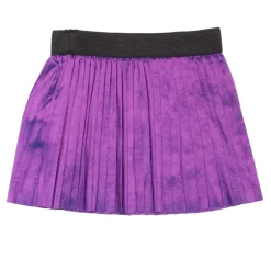 IRIDESCENT PLEATED SKIRT