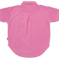 ISLA TERRY BUTTON DOWN TOP