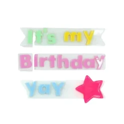 IT'S MY BIRTHDAY YAY ALLIGATOR CLIPS