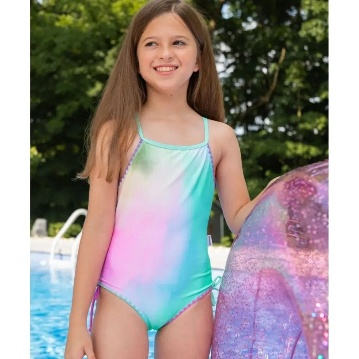 JASMIRA TIE DYE ONE PIECE SWIMSUIT