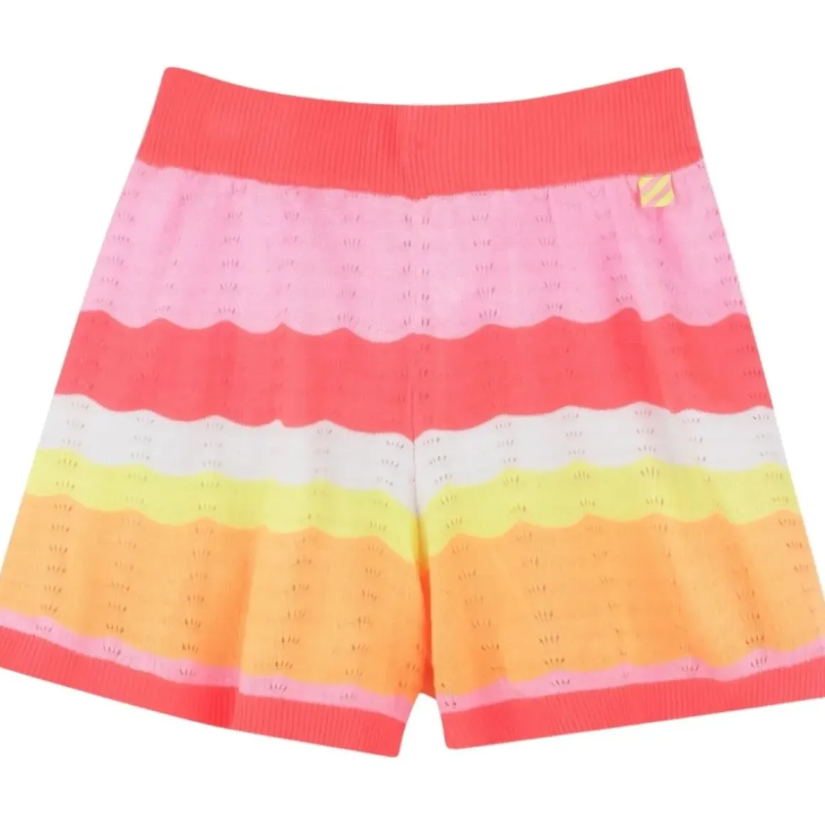 KNIT STRIPE SHORTS