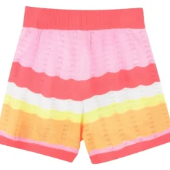 KNIT STRIPE SHORTS