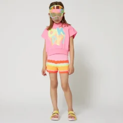 KNIT STRIPE SHORTS