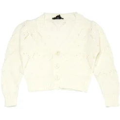 KNITTED HEART CARDIGAN
