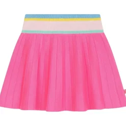 KNITTED STRIPED WAISTBAND SKIRT