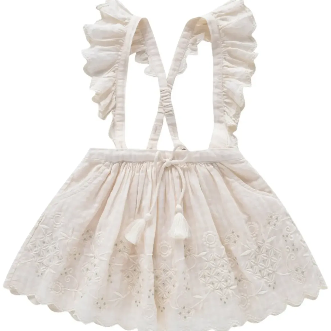 LACE RIOLA SKIRT W/ SUSPENDERS