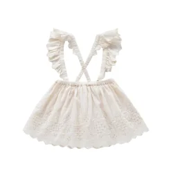 LACE RIOLA SKIRT W/ SUSPENDERS
