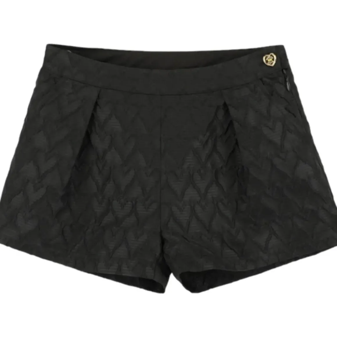 LAETITIA HEART JACQUARD SHORTS