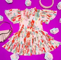 LANI FLORAL SMOCKED DRESS