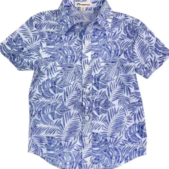 LEAVES DAY PARTY BUTTON DOWN TOP