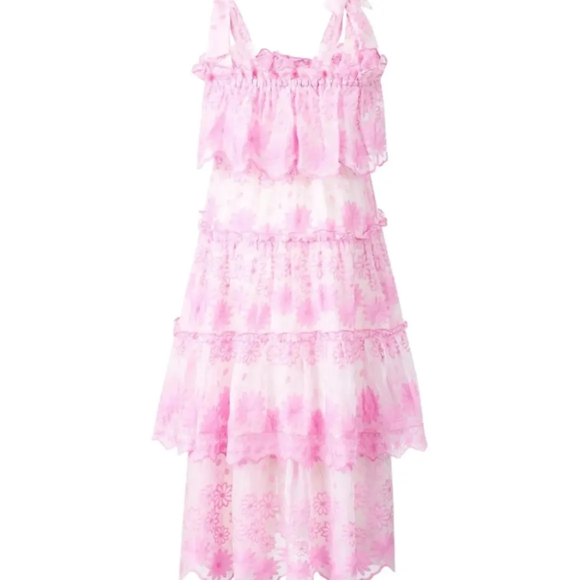LENA EMBROIDERED MAXI DRESS
