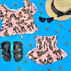 LEO BUTTERFLY RUFFLE TOP